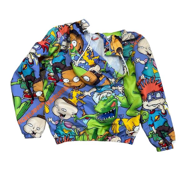 Members Only Jacket Rugrats Nickelodeon Small Hooded Windbreaker - Picture 5 of 6